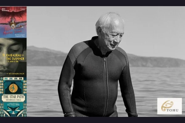 THE SWIMMER & THE WHALES - Witi Ihimaera Smiler