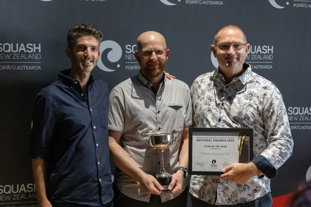 Jon Routhan Nelson Squash Club wins national award | Top South Now