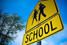 Slow down near schools