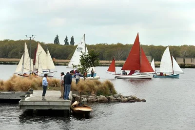 A sea of sails at the lake