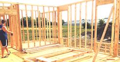 New houses up 45%
