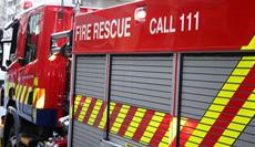 Rubbish fire reignites