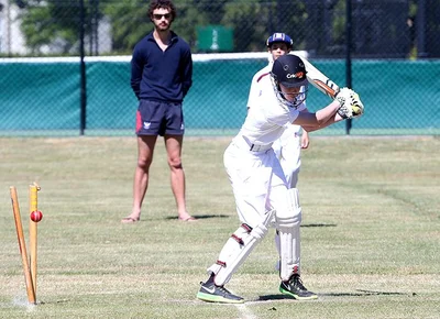 College cricketers outclassed