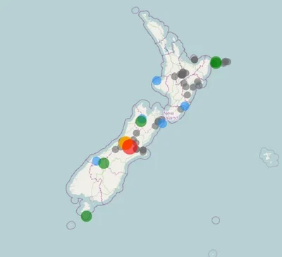 High country earthquake