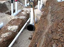Water going underground