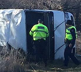 Bus crash in 'lethal' gorge