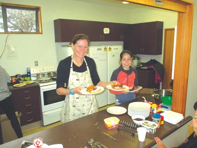 Cooking up a storm for Andre