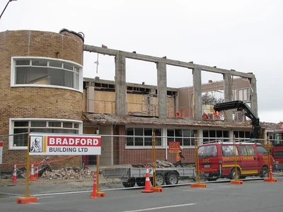 Art deco frontage to disappear