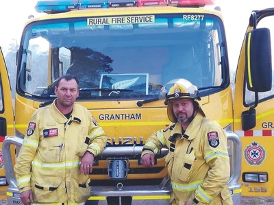Back from fighting bushfires