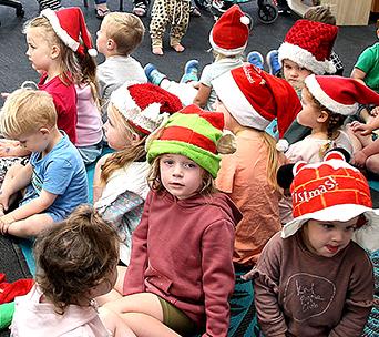 Preschool sharing the festive love