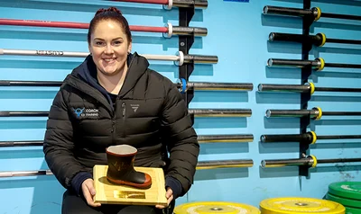 Cilla's a Gumboot Friday champ