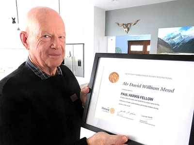 Mead gains top Rotary award