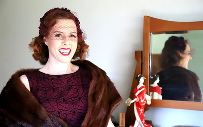 Mayfield's vintage pin-up girl