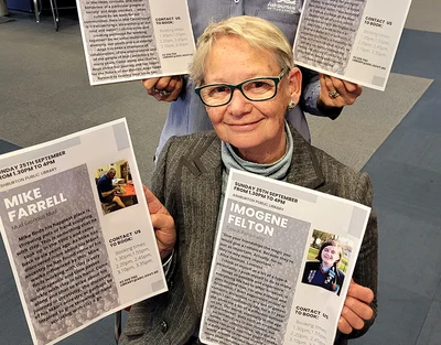 Have a chat - with a human library book