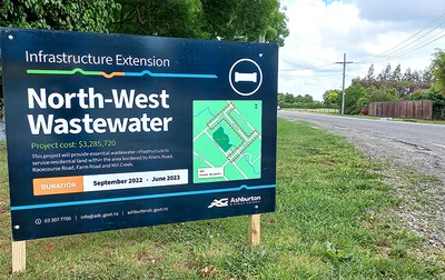 Good progress on wastewater project