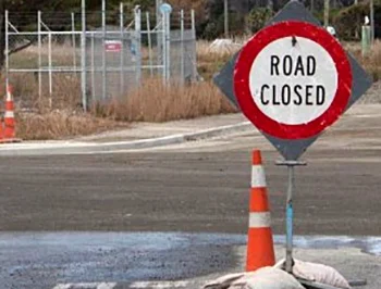 SH1 overnight work in Chertsey
