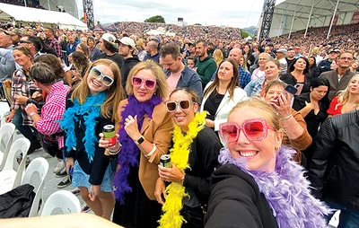 Glasses, glitter and glamour ...
Elton John does not disappoint