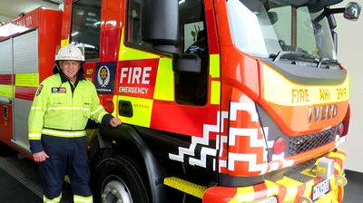 Lauriston house up in flames
