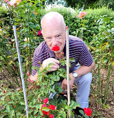 Stop and smell the roses . . .