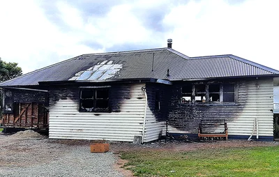 Lauriston couple homeless after fire