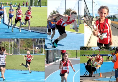 Young Ashburton athletes shine on track