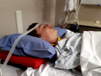 Bike crash - 'without a helmet I'd be dead'