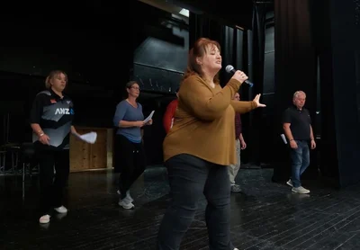 A marriage of comedic skits and music