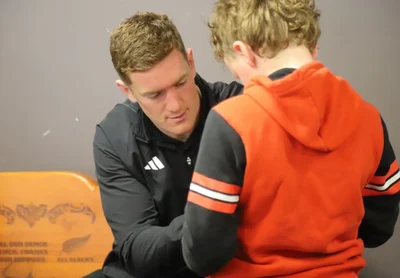 Special bench placed in Methven by All Blacks