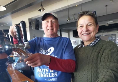 Final brew for Trev and Deb