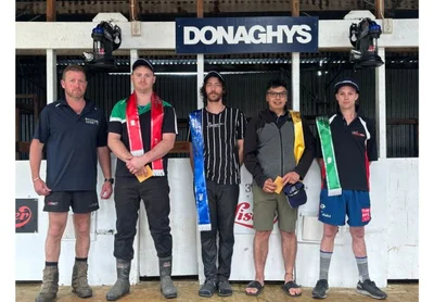 Local shearer warms up ahead of hometown event