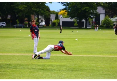 Young cricketers beat by weather