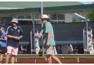 Young gun Liam continues to impress on the greens