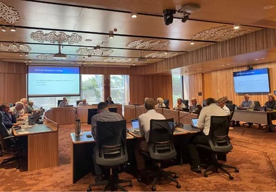 Spotlight on new council chambers