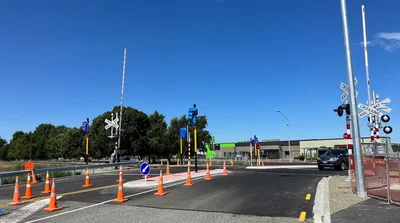 Tinwald traffic lights by April