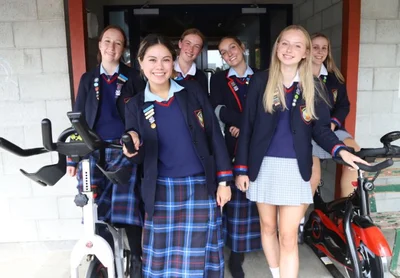 Pedal power for fundraiser