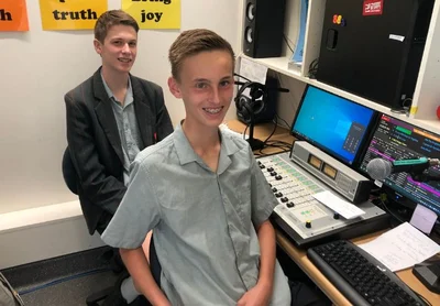 Pupils hit the airwaves