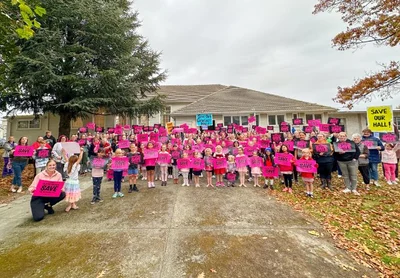 Show of support in battle for Balmoral Hall