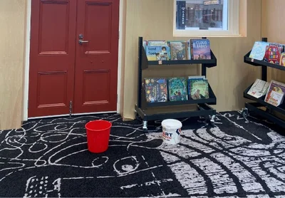 Leak in the new library