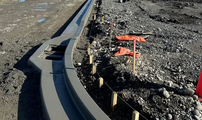 Kerb removed by developer