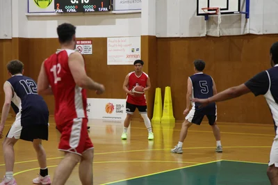 Fiercely fought basketball