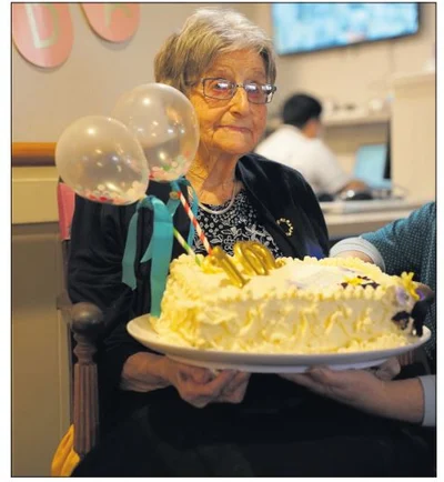 Yes, she can-can at 102