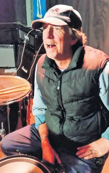 He sang at his funeral