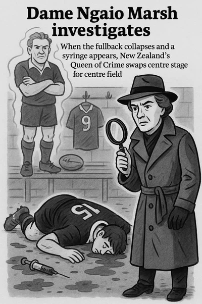 Crime, rugby, ghosts 
and Dame Ngaio