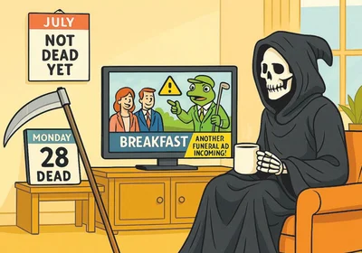 Not dead yet. Thanks anyway