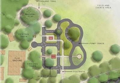 Funding rolls in for planned bike skills park