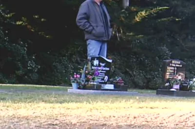 Caught on camera damaging headstone, but police say evidence not enough
