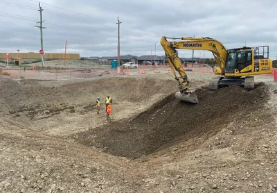 Roadworks on track despite challenging wet weather