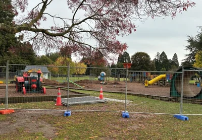 Work underway on $338k Ashburton Domain playground revamp