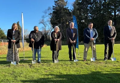 Ministers grounded in Wellington as Ashburton's second bridge breaks ground