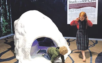 Experience life in a snow cave